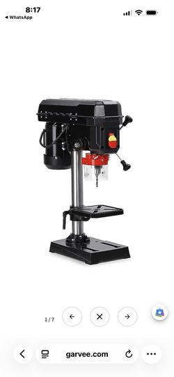 Garvee 2.5Amp 8 Inch Benchtop Drill Press for Wood, Tilting Table