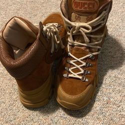 Gucci (leather Brown) Boots