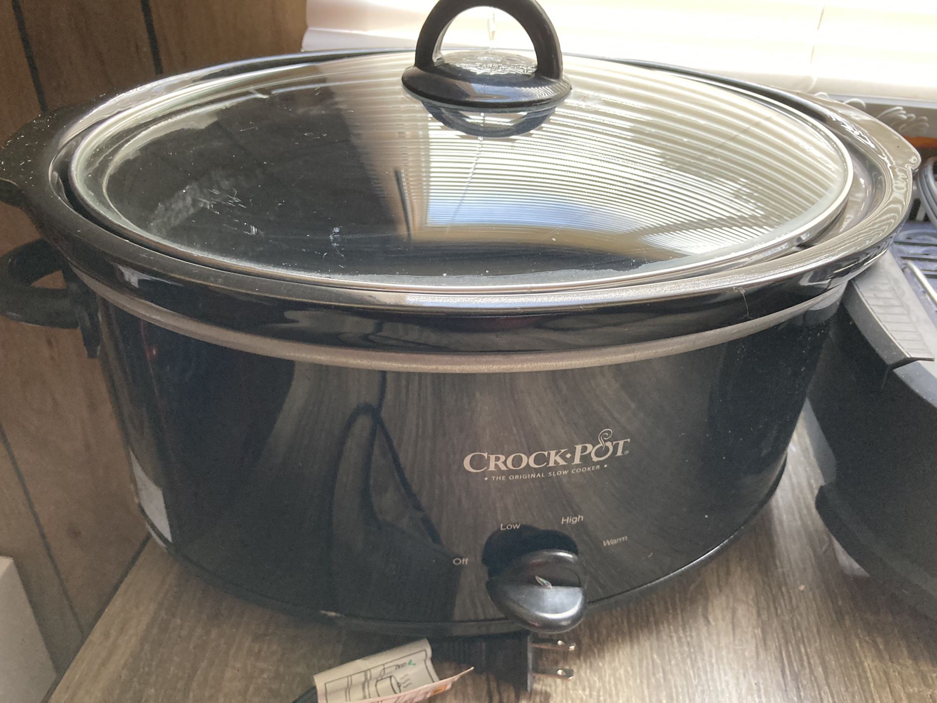 Crock-Pot 8 Quart Slow Cooker Black