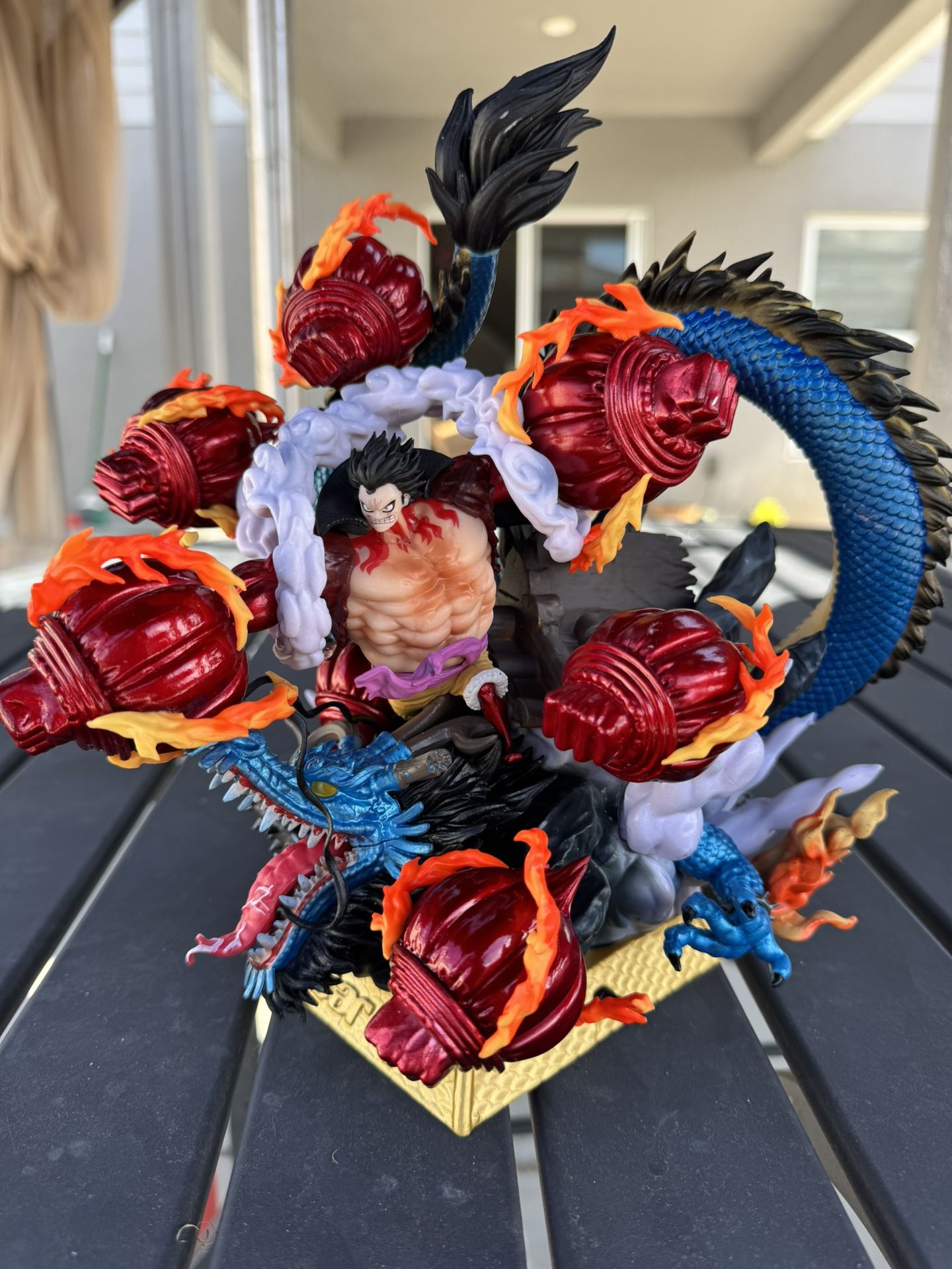 One Piece Anime - Luffy With Dragon