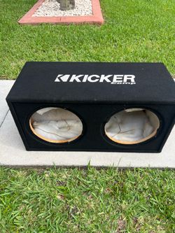 Kicker Ported Box For Two 12’s