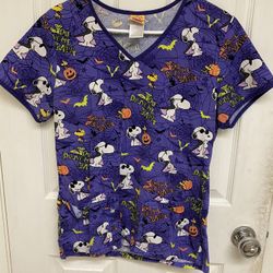 Snoopy Scrub Top