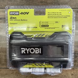Ryobi 40V 2Ah Lithium Ion Compact Battery