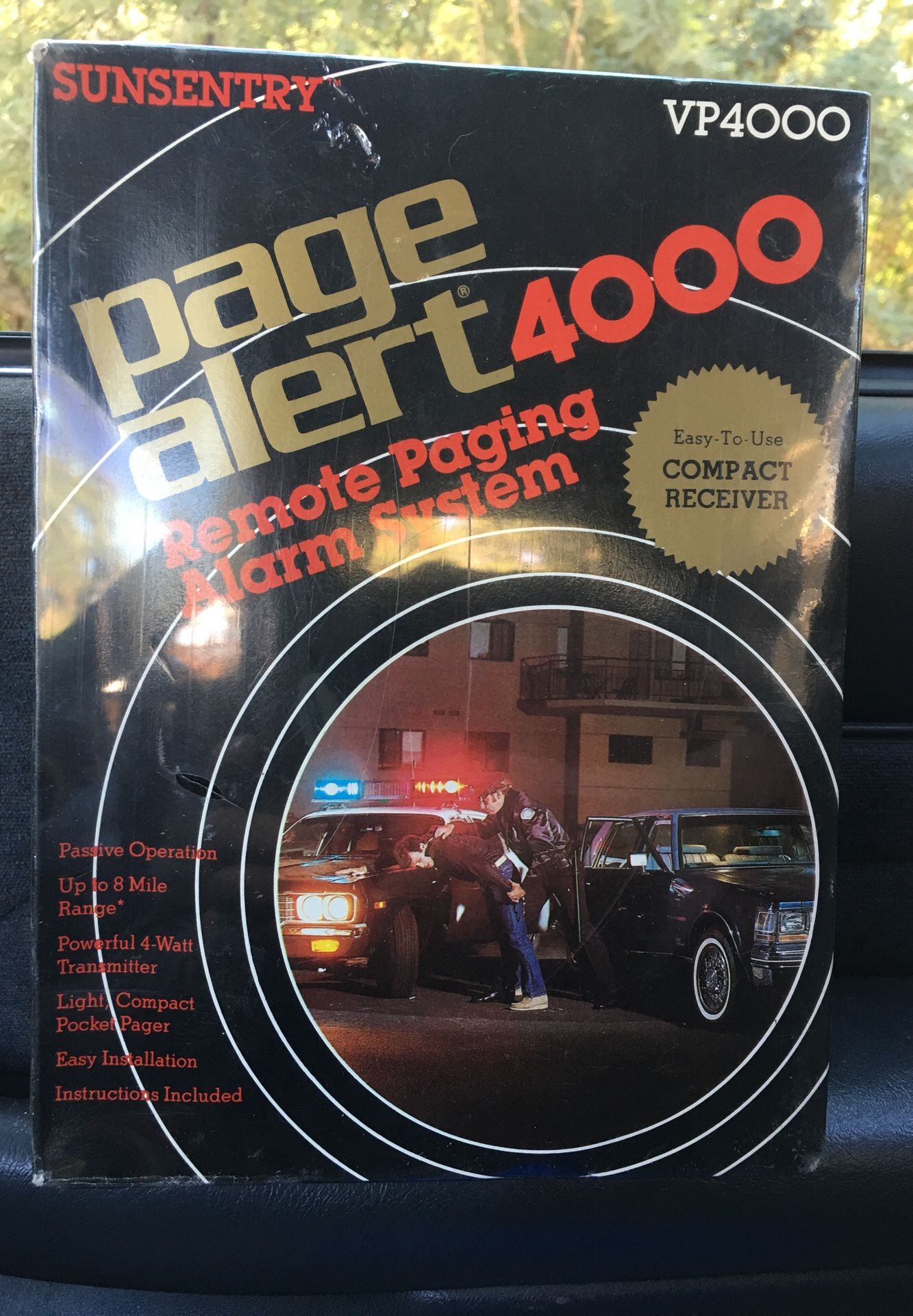 Page Alert 4000 VP4000 Sunsentry car alarms