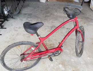 3-speed beach cruiser – rarely used