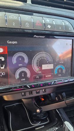 Camaro dash and radio combo.