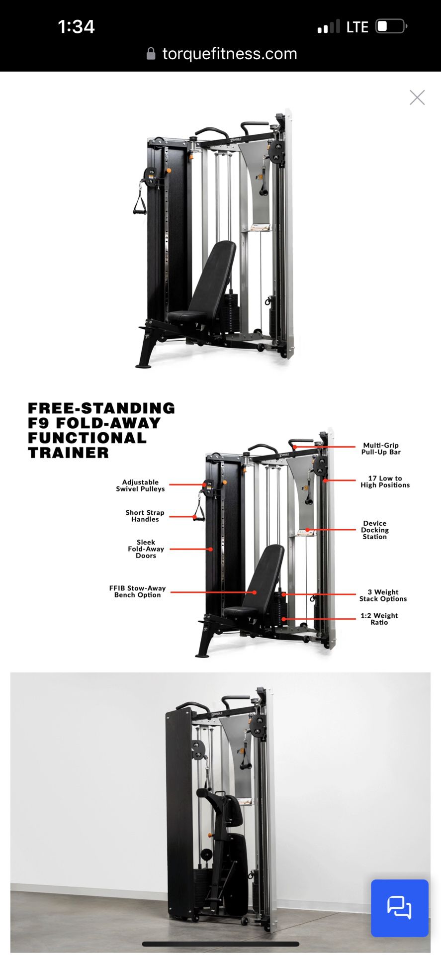 Torque F9 Freestanding  Home Gym
