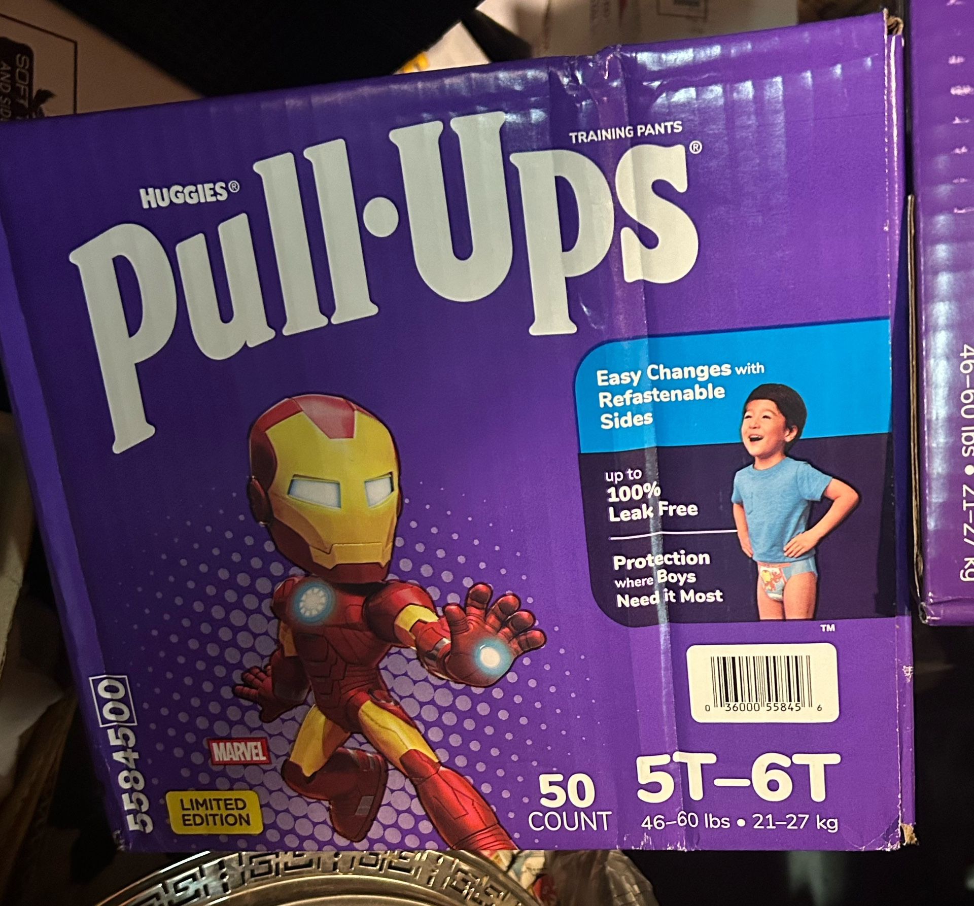 Boys Huggies Pull Ups 5T-6T Brand New In Unopened Box