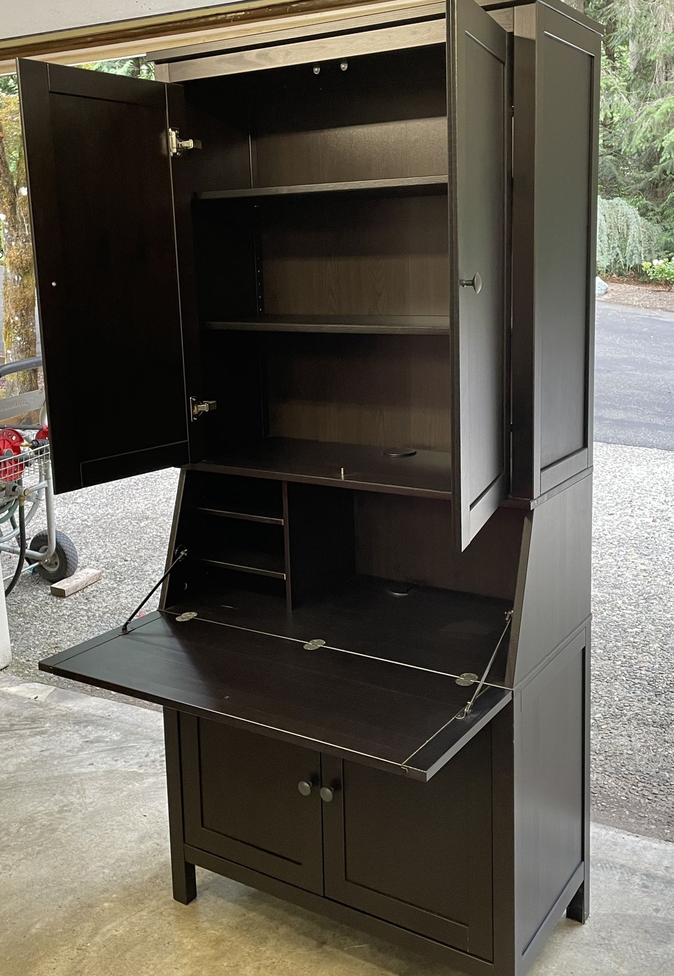 IKEA Secretary Desk With Hutch