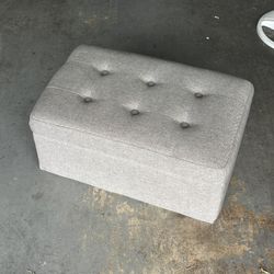 Gray Ottoman 