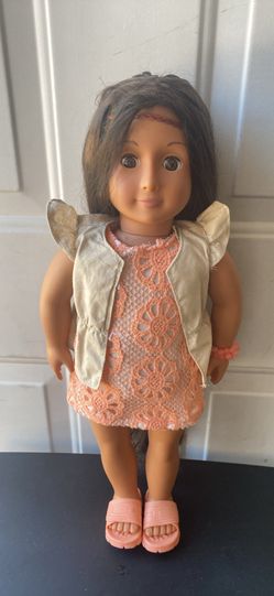 Our Generation by Battat 18" Doll Long black hair with outfit