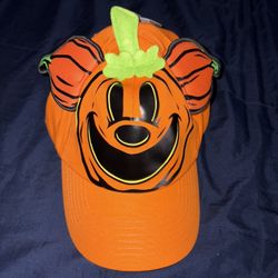 Mickey Mouse Pumpkin Halloween Hat/baseball Cap