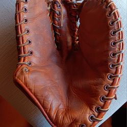 Vintage 1950s DEE FONDY Rawlings T90 Trapper Baseball Glove 1st Baseman’s Mitt