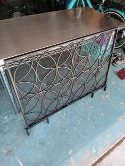 Fireplace Screen. Cool. Real Nice