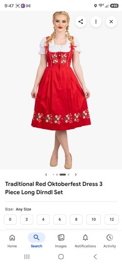 New w/ tags Oktoberfest/ Beer maiden Dress Trachtenburg Dirndle