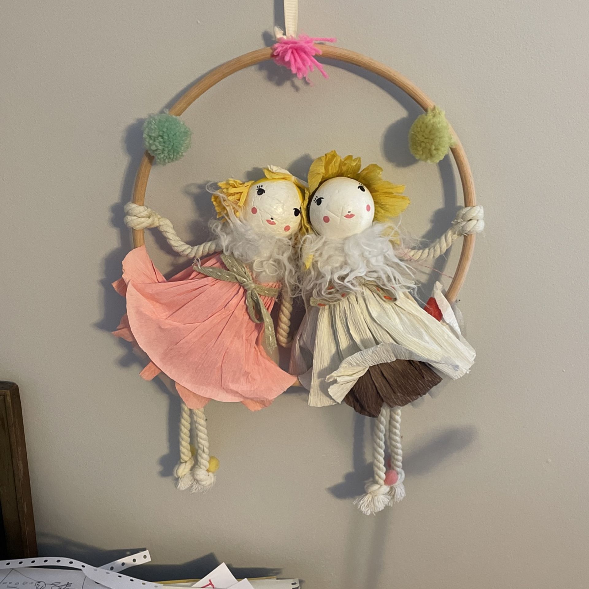 Pottery Barn Kids Missoni Doll Wreath