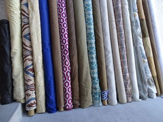 All 20 fabric rolls