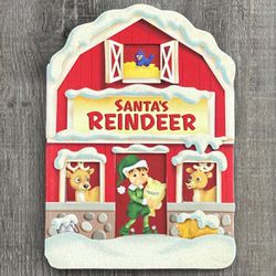 New Santa’s Reindeer Children’s Holiday Board Book