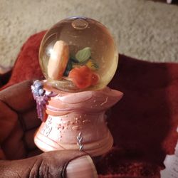 Vintage Little Mermaid Snow Globe 3 1/²"