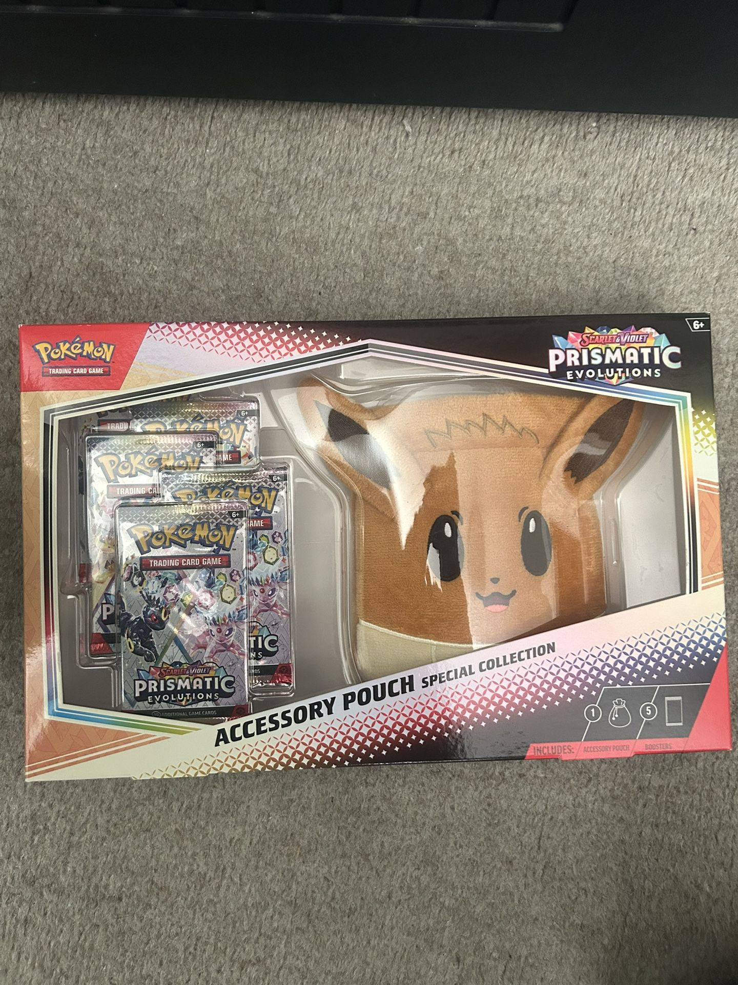 Pokemon Prismatic Evolutions Eevee Accessory Pouch Special Collection
