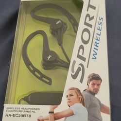 JVC Bluetooth Sport HAEC20BTB Headphones