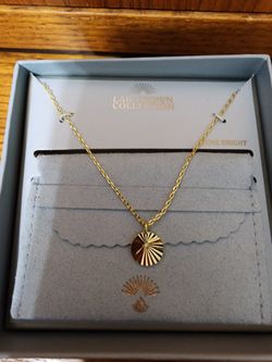 Lab grown diamond pendant w/necklace