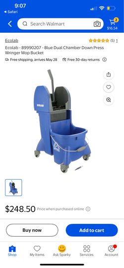 Ecolab Blue Mop Bucket