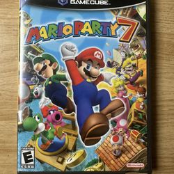 NINTENDO GAMECUBE - MARIO PARTY 7 - BLACK LABEL - 2005 - GC/Wii - COMPLETE WITH CASE, ARTWORK, BOOKLET & GAME DISC