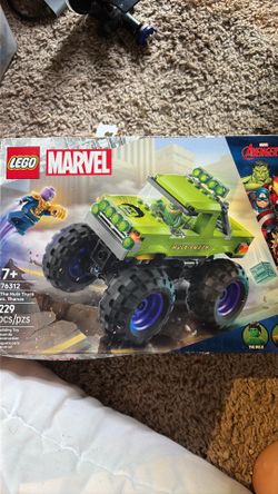 Lego MARVEL Avengers  the Hulk truck vs. Thanos