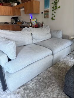 Gray Cloud Couch - Sofa