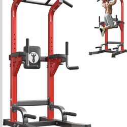 Multi-Function Power Tower Pull Up Bar Station