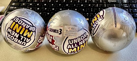 5 Surprise Mini Brands (lot Of 3)