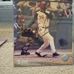 Ken Griffey Jr  Autographed 8x10 