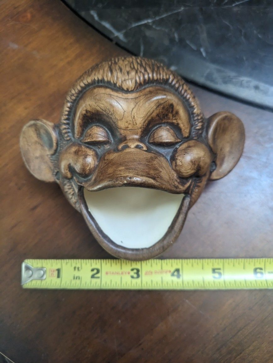 Vintage 1960 Wide Mouth Monkey Ashtray