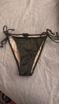 Dark green bikini bottom size S high wasted