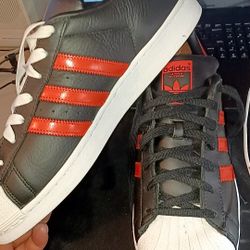 Adidas SUPSRSTAR Mens Size 13 Red/Black