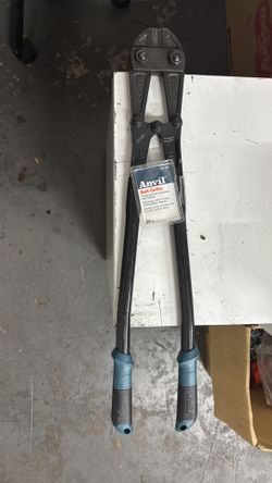 24 Inch Bolt Cutter, Heavy Duty Forged T8 Steel Blade Wire Cutters for Chains, Metal, Screws, Rivets & Fences, Ergonomic Rubber Grip Handle for Indust