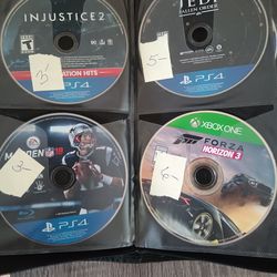 PlayStation 4 games. No cases $As marked