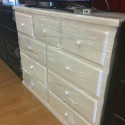 White Dresser Pinewood New $479