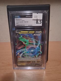 Rayquaza V CGC 8.5 Crown Zenith Holo 100/159