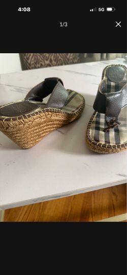 Burberry wedges
