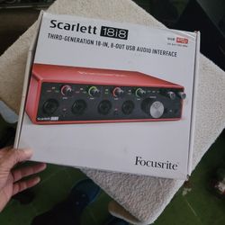 Focusrite Scarlett 18i8 3rd Gen