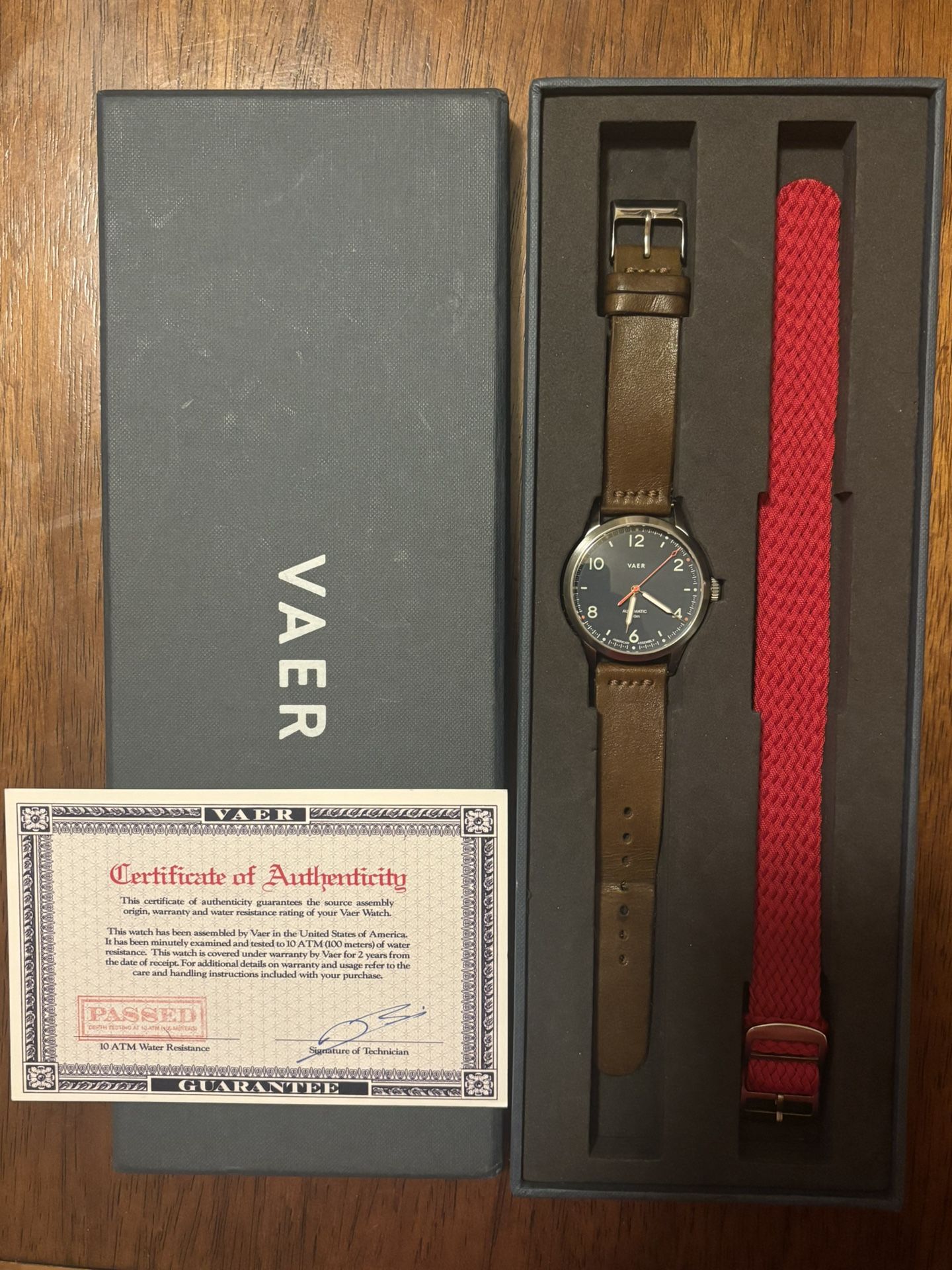 Vaer A5 Navy 40mm Automatic USA Assembly