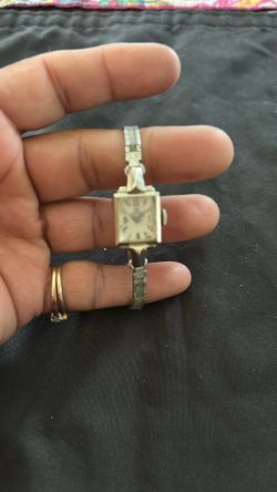 vintage omega 14k white gold