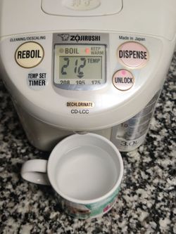 Zojirushi CD-LCC30 Electric Hot Water Boiler & Warmer – 3.0L Capacity – Made in Japan