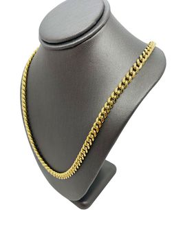 14K Yellow Gold Curb Chain | Size 23 | 19.3g