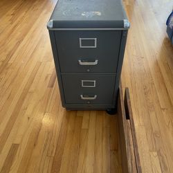 Heavy-Duty Older File Cabinet – $25 (Includes Key)