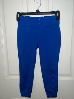 Little Girls Blue Champro Low Rise Softball Pants Sz Small