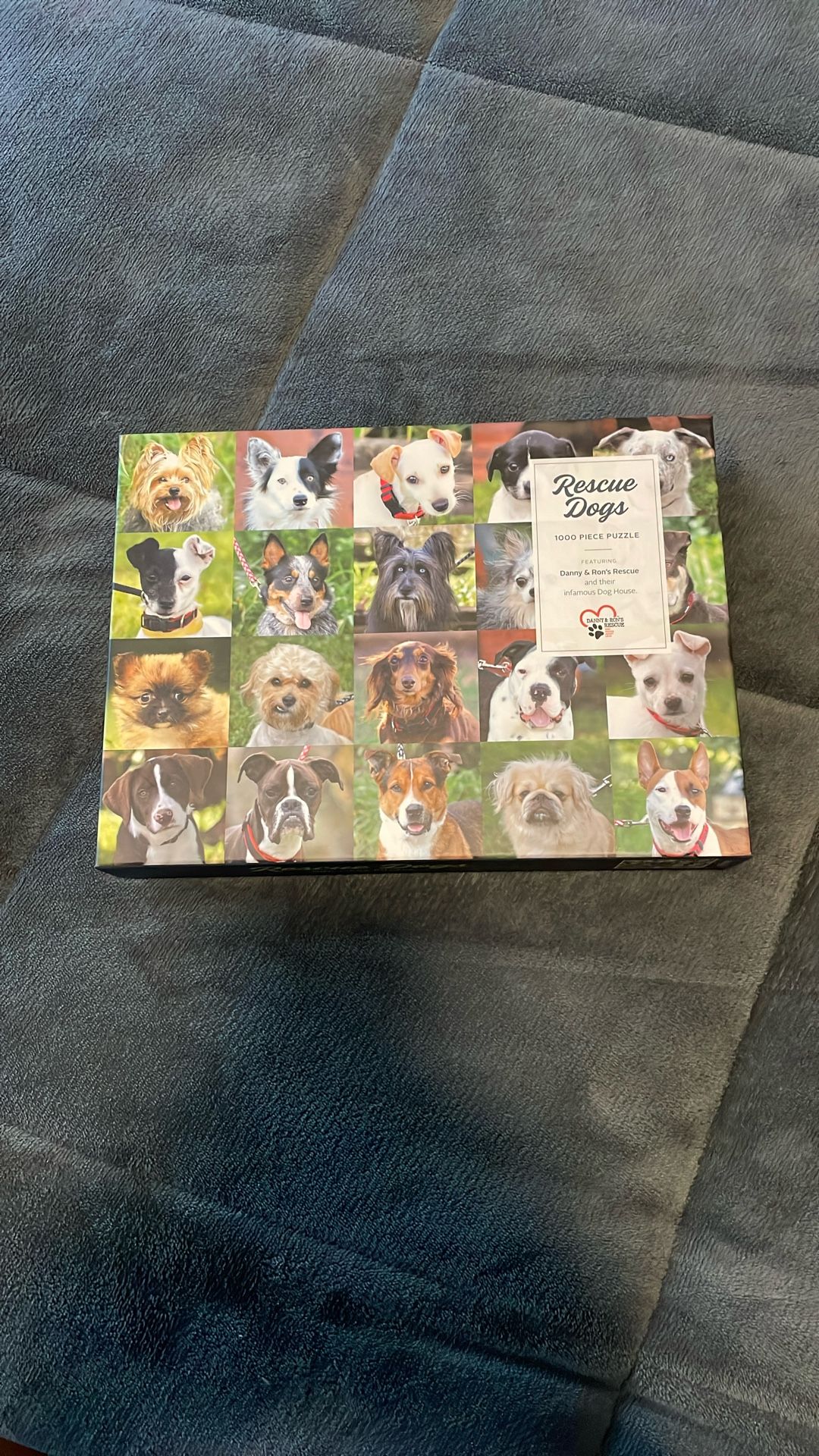 Puzzle 1000 Piece Rescue Dog All Pieces There Porch Pickup