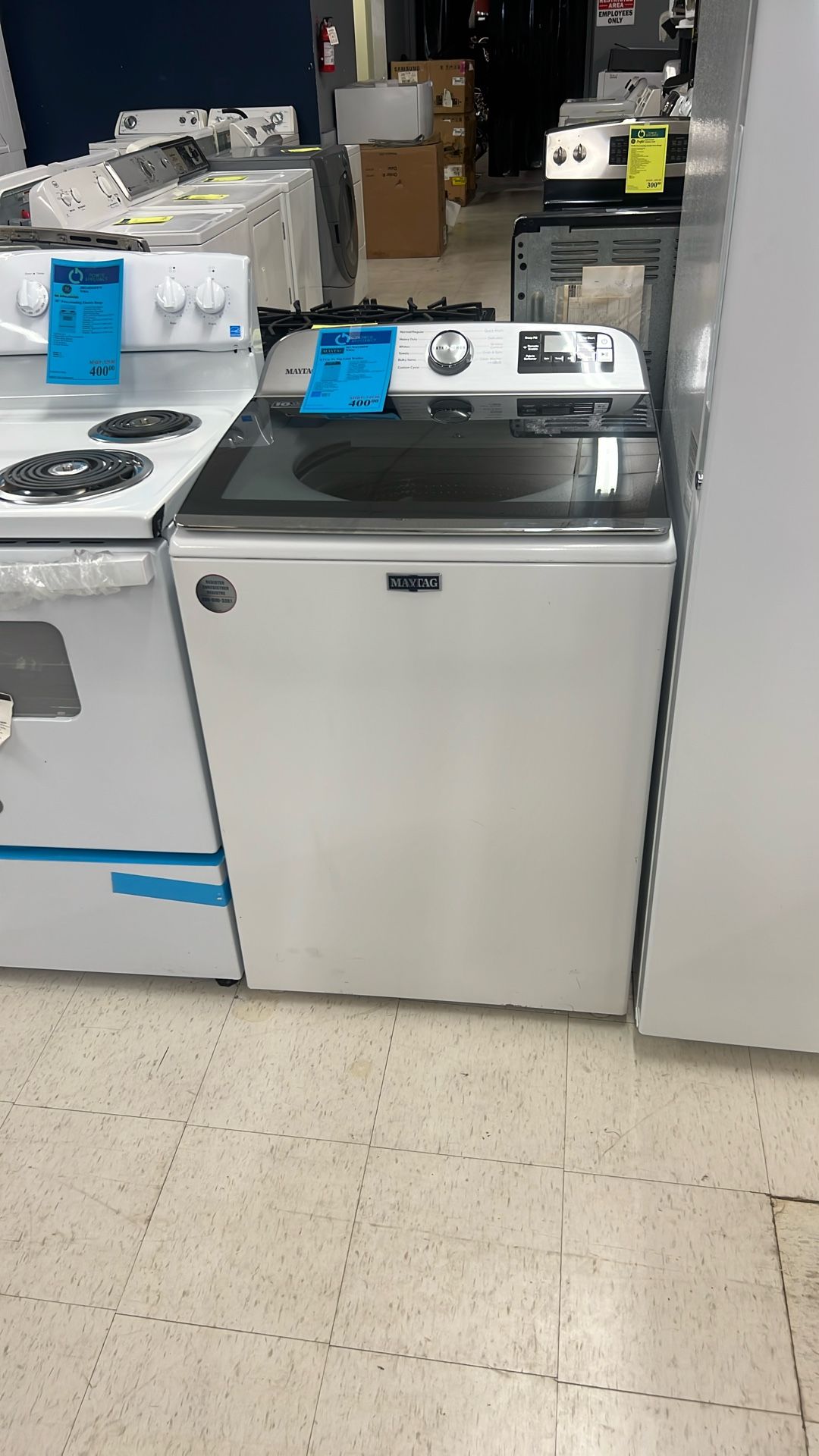 Maytag top load washer